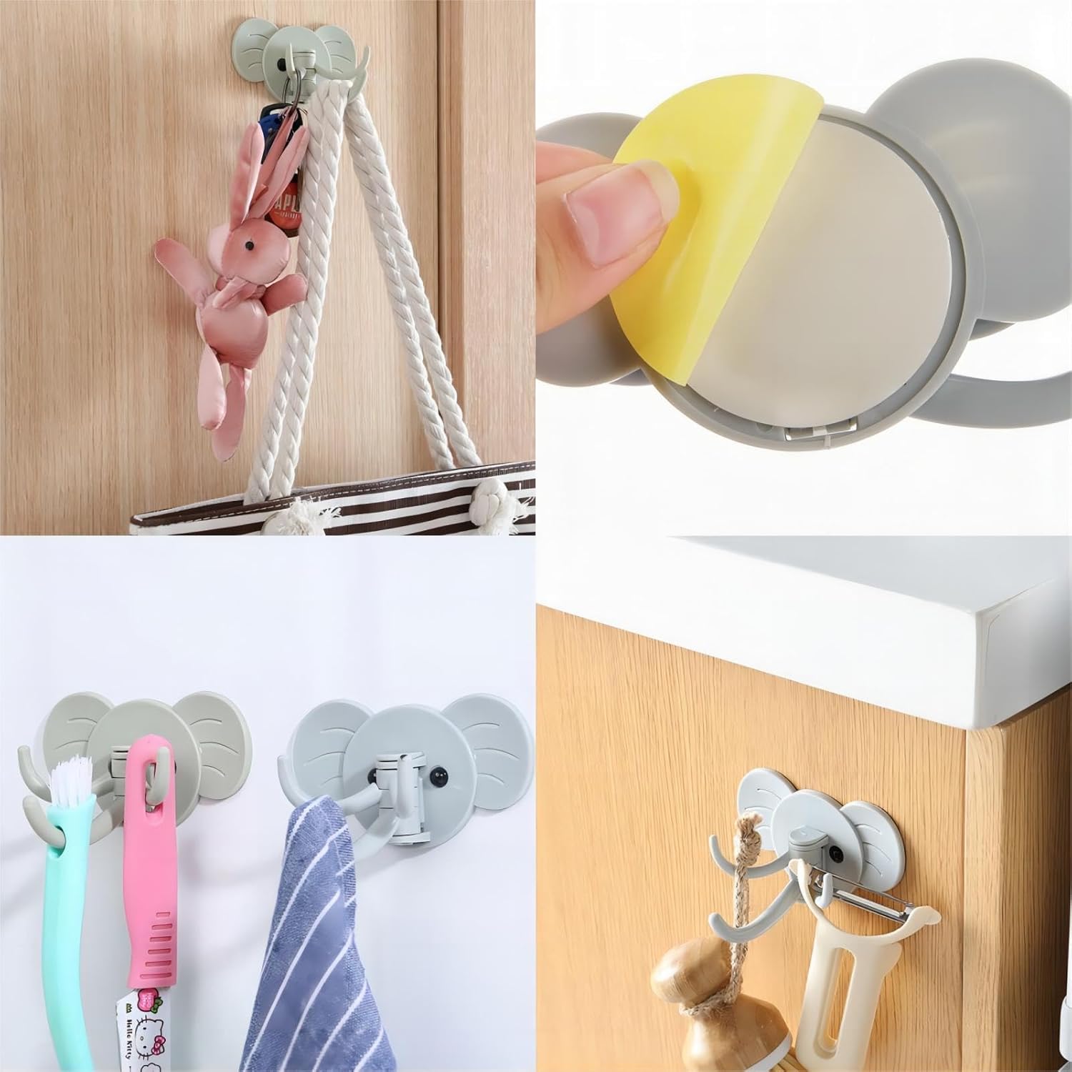 Elephant Adhesive Hook (3pcs)