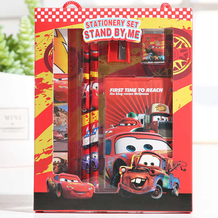 Spiderman And Car Set Of (2) Theme Stationery Set