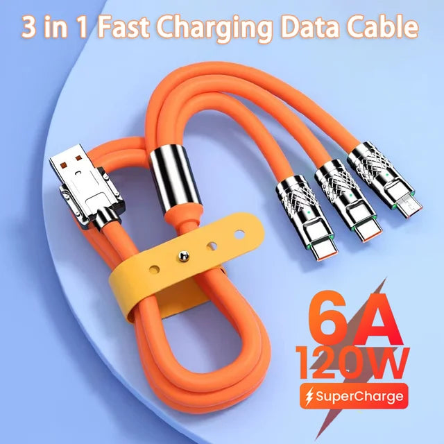 3 in 1 Fast  Charging Data Cable