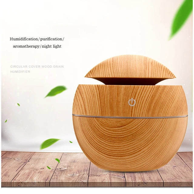 Wooden Aroma Diffuser Humidifier