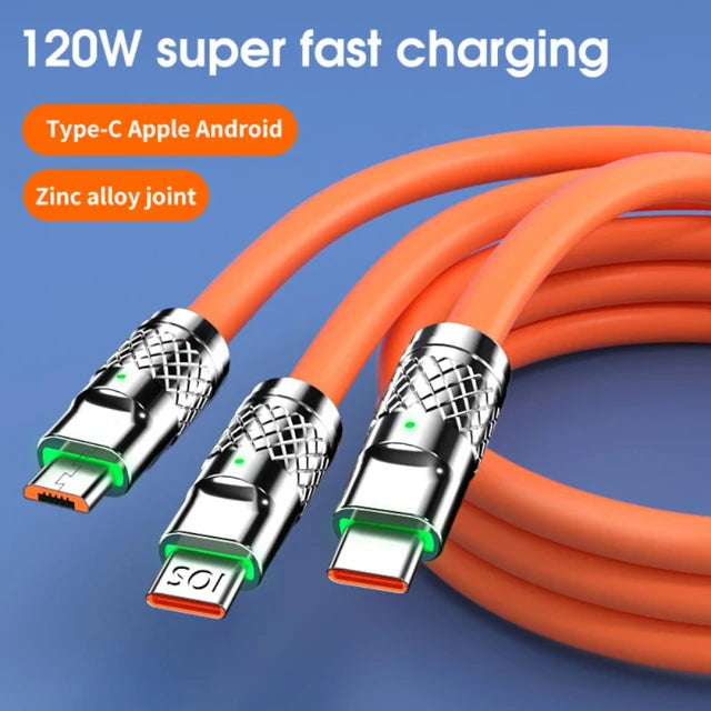 3 in 1 Fast  Charging Data Cable