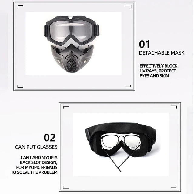 Bike Transparent Face Mask