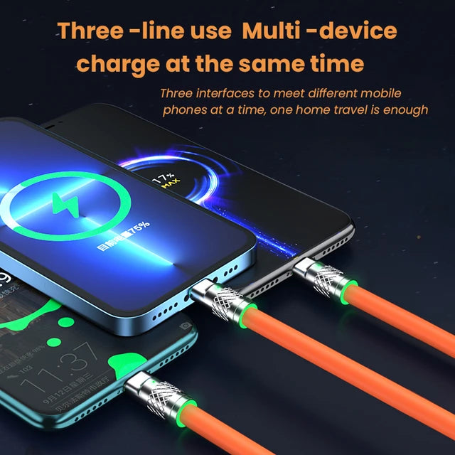 3 in 1 Fast  Charging Data Cable